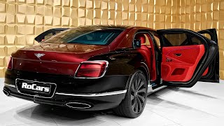 2021 Bentley Flying Spur in Beluga and Red Rubin [upl. by Ynnam]