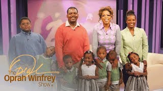 Oprah Meets Americas First Surviving AfricanAmerican Sextuplets  The Oprah Winfrey Show  OWN [upl. by Anehc]