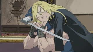 FullMetal Alchemist Brotherhood General Armstrong VS Major Armstrong 1080p [upl. by Aisak365]