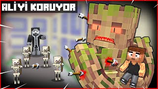 CANAVAR ALİYİ KORUYOR 😱  Minecraft [upl. by Ynamrej440]