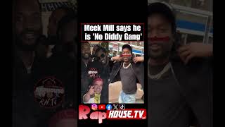 Meek Mill says he is ‘No Diddy Gang’ from now on😳🗣️ [upl. by Geerts]