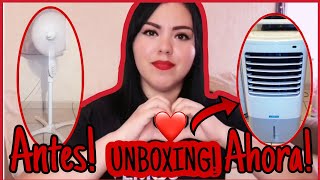 UNBOXING DE ENFRIADOR DE AIRE ASPIX👌PARTE 1  COMPRAMOS UN NUEVO AIRE 🥰  Scheila Ramírez✨ [upl. by Camella347]