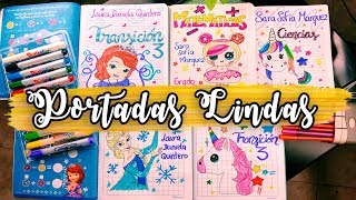 7 IDEAS PARA MARCAR CUADERNOS PARA PRIMARIA📐 PORTADAS PARA TUS CUADERNOS ✏️100prekool [upl. by Mathur]