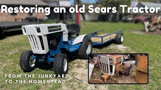 Restoration of an old Sears Tractor [upl. by Jonathon21]