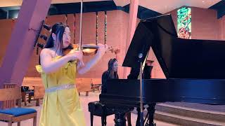 Fritz Kreisler Liebesfreud Dr Hyejin Kim violin and Joy Mentzel piano [upl. by Noremmac]