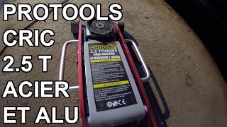 Protools  Cric rouleur acier et alu 25 tonnes [upl. by Eugine]