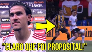 CRAQUE PEDRO FALA SOBRE SEU GOL DE JOELHO NO DUELO ENTRE AMAZONAS X FLAMENGO [upl. by Tlihcox]