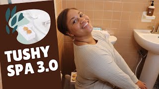 Tushy Spa 30 Bidet Review No more toilet paper Vlogmas Day 5 [upl. by Hughie]