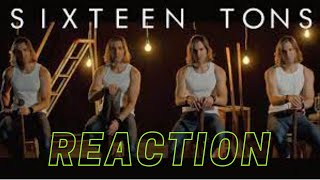 Sixteen Tons  Geoff Castellucci Cover Reaction [upl. by Agnimod]