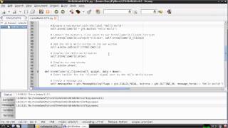 GUIs with GTK  Hello World [upl. by Norrad]