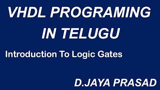 vhdl programming in telugu  how to using xilinx software [upl. by Livvi354]