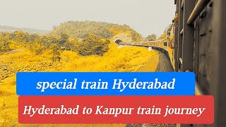 special train Hyderabad to kanpur Central train journey video train special [upl. by Ria]