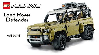 LEGO Technic™ Land Rover Defender  42110  Unboxing amp Speed Build [upl. by Pegasus]