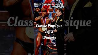 Classic Physique 2024 Top 5 Winners mrolympia2024 classicphysique bodybuilding ifbb shorts gym [upl. by Canice]