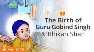 Guru Gobind Singh and Bhikan Shah  Sikh Animation Story [upl. by Kinata]