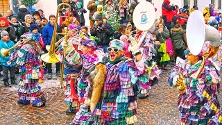 Pfullingen Germany Fasnet 2016 Gruppen Scheulerwald Rommelsbach Staig Bad Urach Villingen [upl. by Okimuy]