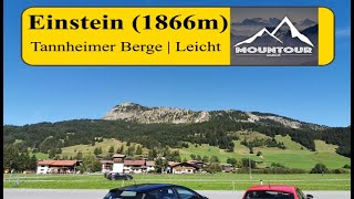 Aufstieg zum Einstein 1866m  Tannheimer Berge  Tannheims Hausberg mit super Panorama [upl. by Ymled]