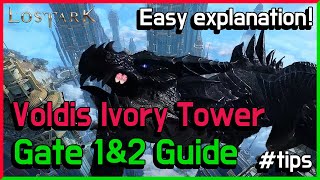 Voldis abyssal dungeon Gate 1 and 2 Guide Ivory tower NormalampHard [upl. by Lahey735]