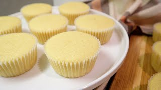 Moist Vanilla Cupcakes  Eggless and Butter Free  Vegan Cupcake Recipe [upl. by Ahsimed]