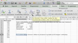 Vis formler i excel [upl. by Kery]
