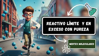 Aprende a obtener 🦠REACTIVO LIMITE y EN EXCESO con PUREZA EJEMPLO🦠 02 fácil y rápido [upl. by Atinra]