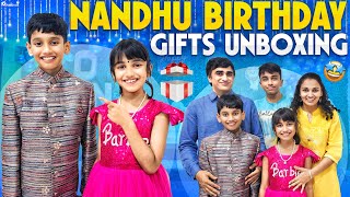 UNBOXING BIRTHDAY Gifts  Birthday Celebration  V5Familyshow v5familyshow [upl. by Averat916]