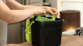 Kitchen Caddy with Compostable Bags [upl. by Noakes]