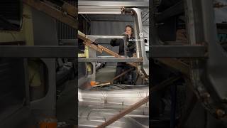 Making the inner roof structure of the stout sheetmetal fabrication roofchop custom [upl. by Johathan]