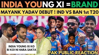 IND YOUNG 11  BRAND 😱 BAN ATEAM  ZERO  MAYANK YADAV DEBUT  IND VS BAN 1st T20  WHO WILL WIN [upl. by Enialahs]