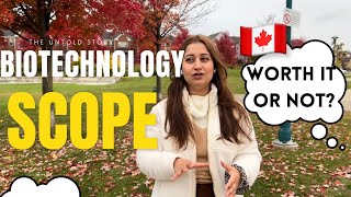 Biotechnology study in Canada IS IT REALLY WORTH IT 🤔 🇨🇦 Sharing my experience [upl. by Atig]