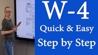 W4  w4 tax form How to fill out tax form W4 Employee Withholding Certificate IRS tax form W4 [upl. by Allerym]