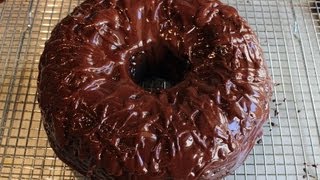 Chocolate Sour Cream Bundt Cake  Easiest Chocolate Cake Recipe Ever [upl. by Rozanne]