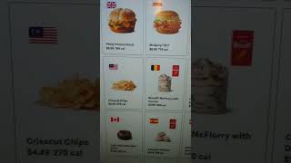 McDonalds Global Favorites music mcdonalds food [upl. by Savil]