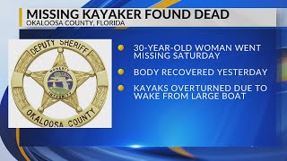 Missing Okaloosa Co kayaker found dead [upl. by Thirzi966]