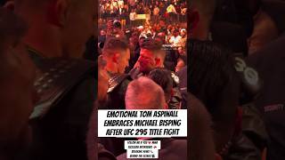 Tom Aspinall fights back tears with Michael Bisping after UFC 295 title win UFC shorts [upl. by Adroj]