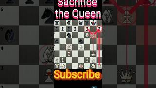 Sacrifice the Queen to checkmate against Paulsen Attach Variation chess trap gambit sacrifice [upl. by Sutton]