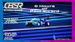 6 HOURS PAUL RICARD  Today we prove DRINKING and SIMRACING goes hand in hand [upl. by Treve]