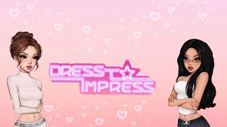 Playing dress to impress round my first video 🥺 warning boring video [upl. by Parfitt174]