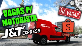 JampT EXPRESS  Vagas p motorista entregador  Veja como se inscrever  Entregas Shopee 2023 [upl. by Otit450]