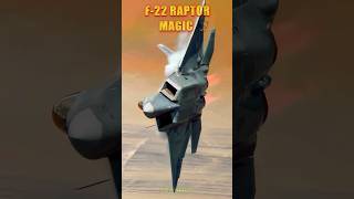 F22 Raptor Slowmotion Magic shorts aviation [upl. by Terris]