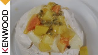 Pavlova Recipe  Demonstrated with Kenwood Chef [upl. by Dupaix]