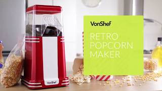 VonShef Retro Popcorn Maker [upl. by Atsok]