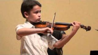 Blake Perryman  Violin  Allegro Assai by Kuchler [upl. by Sivolc187]