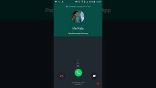 WhatsApp incoming call screen [upl. by Odnamla]