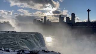 Niagara Falls New York February 17 2024 [upl. by Aelahc]