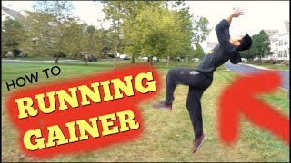 How To Do A Running Gainer ParkourFreerunning Tutorial [upl. by Pentheas]