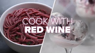 How To Cook With Red Wine • Tasty Recipes [upl. by Nolan]