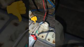 Capacitor aur motor experiment 🥼🤔 video shortsfeed viralshort [upl. by Costanzia]