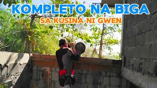 KUMPLETO NA BIGA LAHAT MAY BUHOS NA SA KUSINA BAHAY NI GWEN [upl. by Niliac]