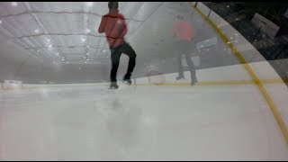 SLOW MOTION DOUBLE SALCHOW  FIGURESKATING  GOPRO [upl. by Lebezej191]